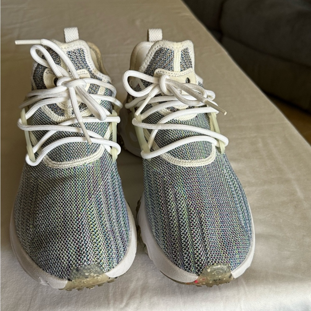 Colorful Knit Sneakers with White Laces